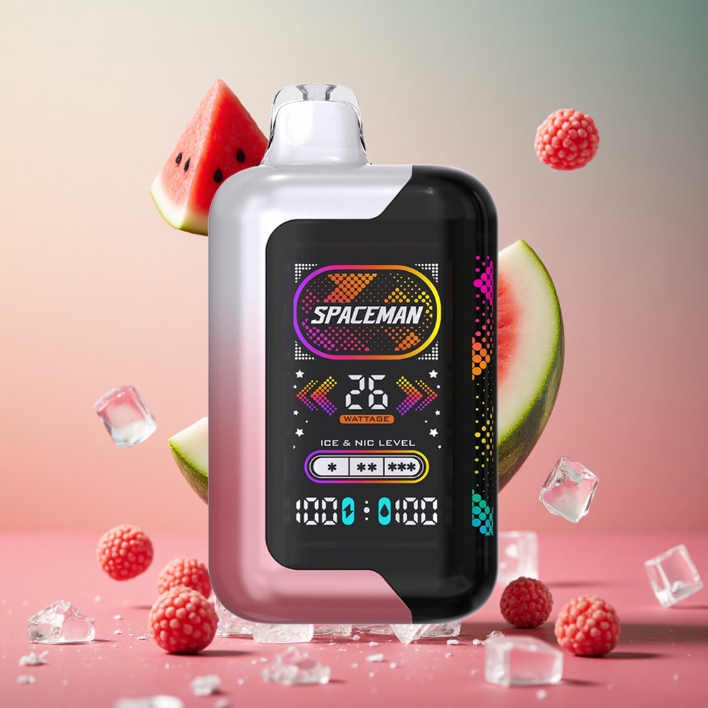 SMOK SPACEMAN SP40000 40000 Puffs Melancia Gelada Brasil Atacadista Tela LED 2.28"