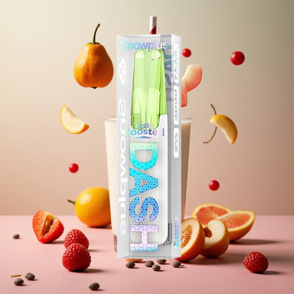 Snowplus Dash 4000 Puffs Dispositivo Descartável Matcha Smoothie 7,5 ml Brasil Atacadista