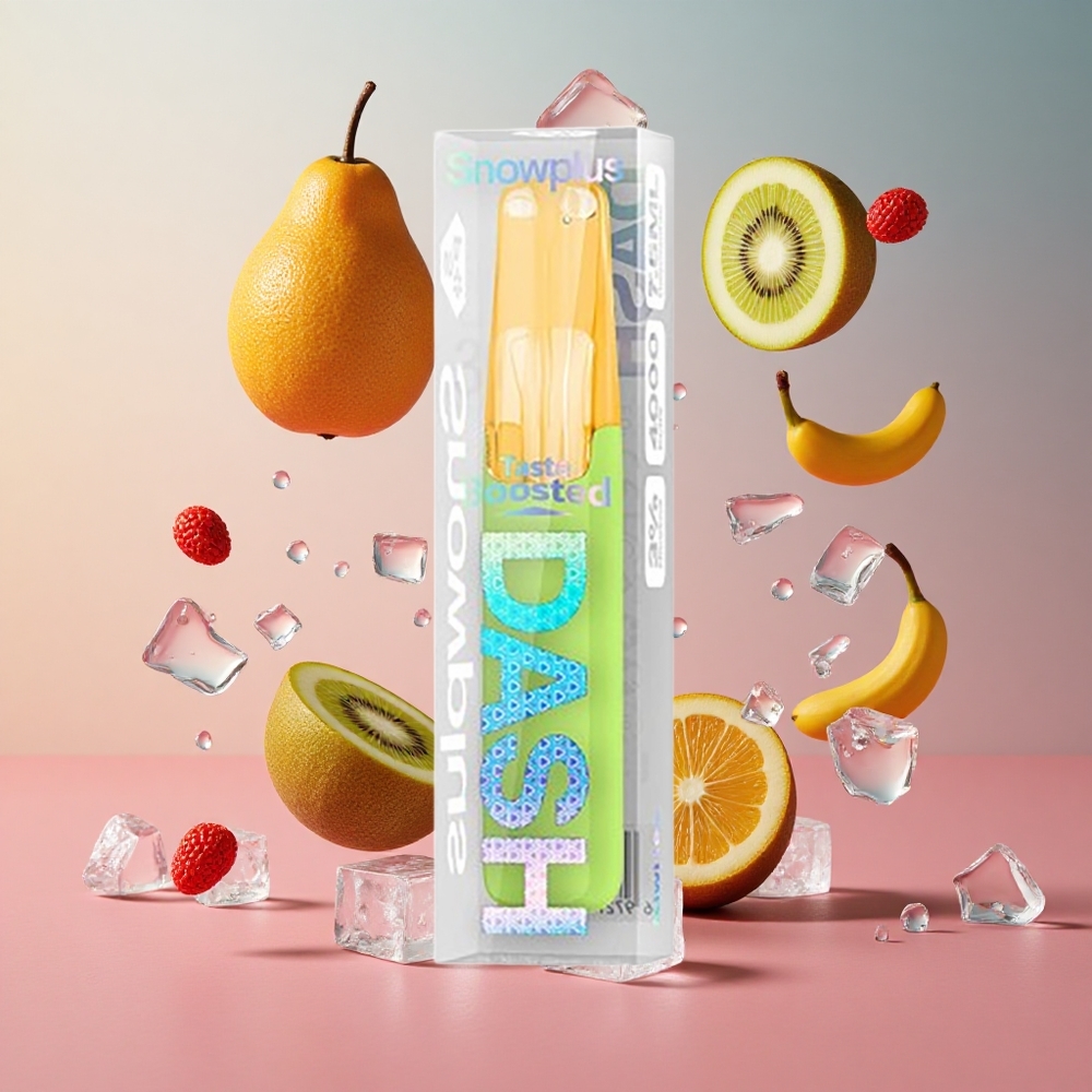 Snowplus Dash 4000 Puffs Kiwi Gelo Brasil Atacadista 7.5 ml Cerâmico