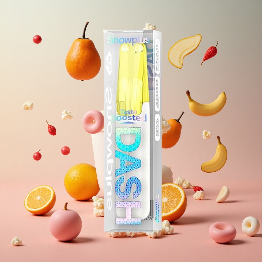 Snowplus Dash 4000 Puffs Pipoca Baunilha 7,5 ml Brasil Atacadista