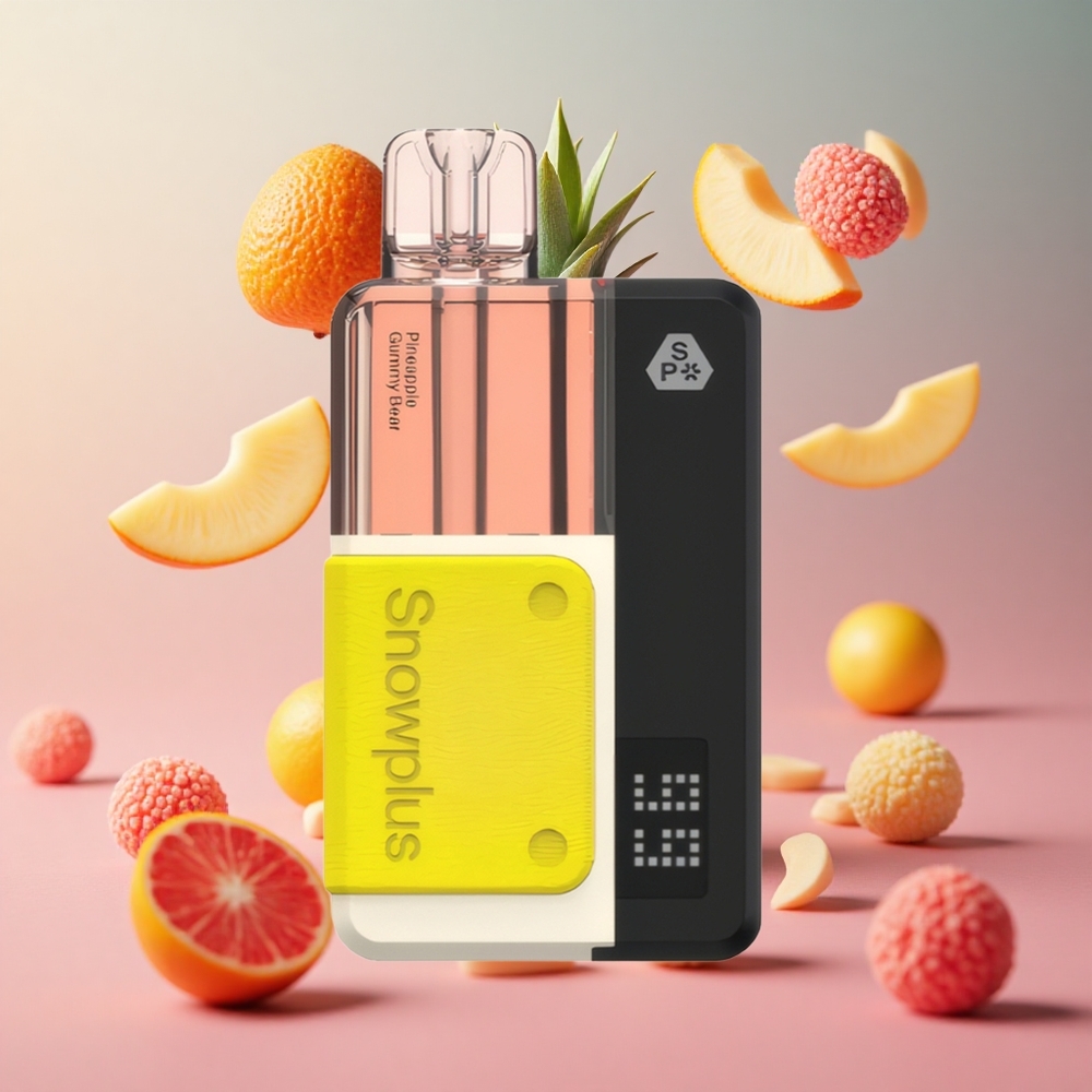 Snowplus Swift 15000 Puffs Pod Kit Gummy Bear Abacaxi Brasil Atacadista 1000mAh Dual Mesh