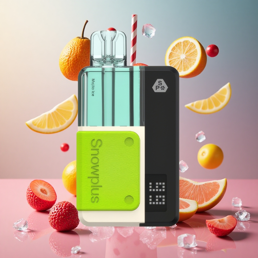 Snowplus Swift 15000 Puffs Pod Kit Mojito Gelo Brasil Atacadista 2+10ml Dual Mesh