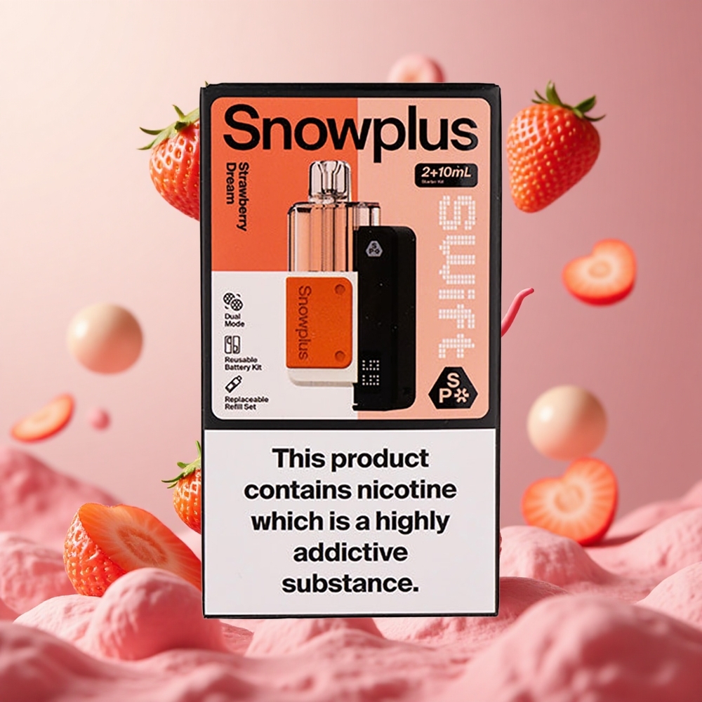 Snowplus Swift 5000 Puffs Sonho de Morango Dual Mesh Brasil Atacadista 1000 mAh