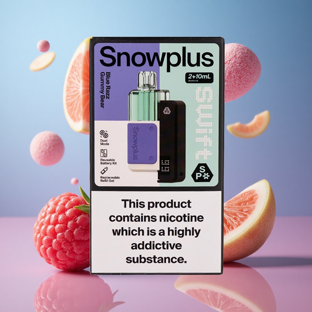 Snowplus Swift 5000 Puffs Uva Goma de Urso Azul Brasil Atacadista Bateria 1000 mAh