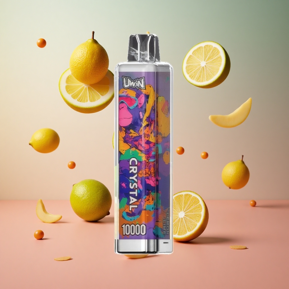UWIN Crystal 10000 Puffs Limão Lima Brasil Atacadista 18ml RGB