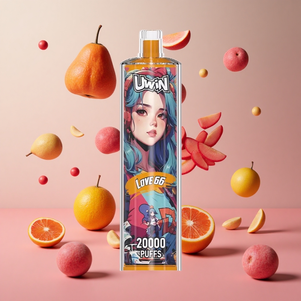 Uwin Shisha Hookah Crystal 20000 Puffs Amor 66 22ml Brasil Atacadista