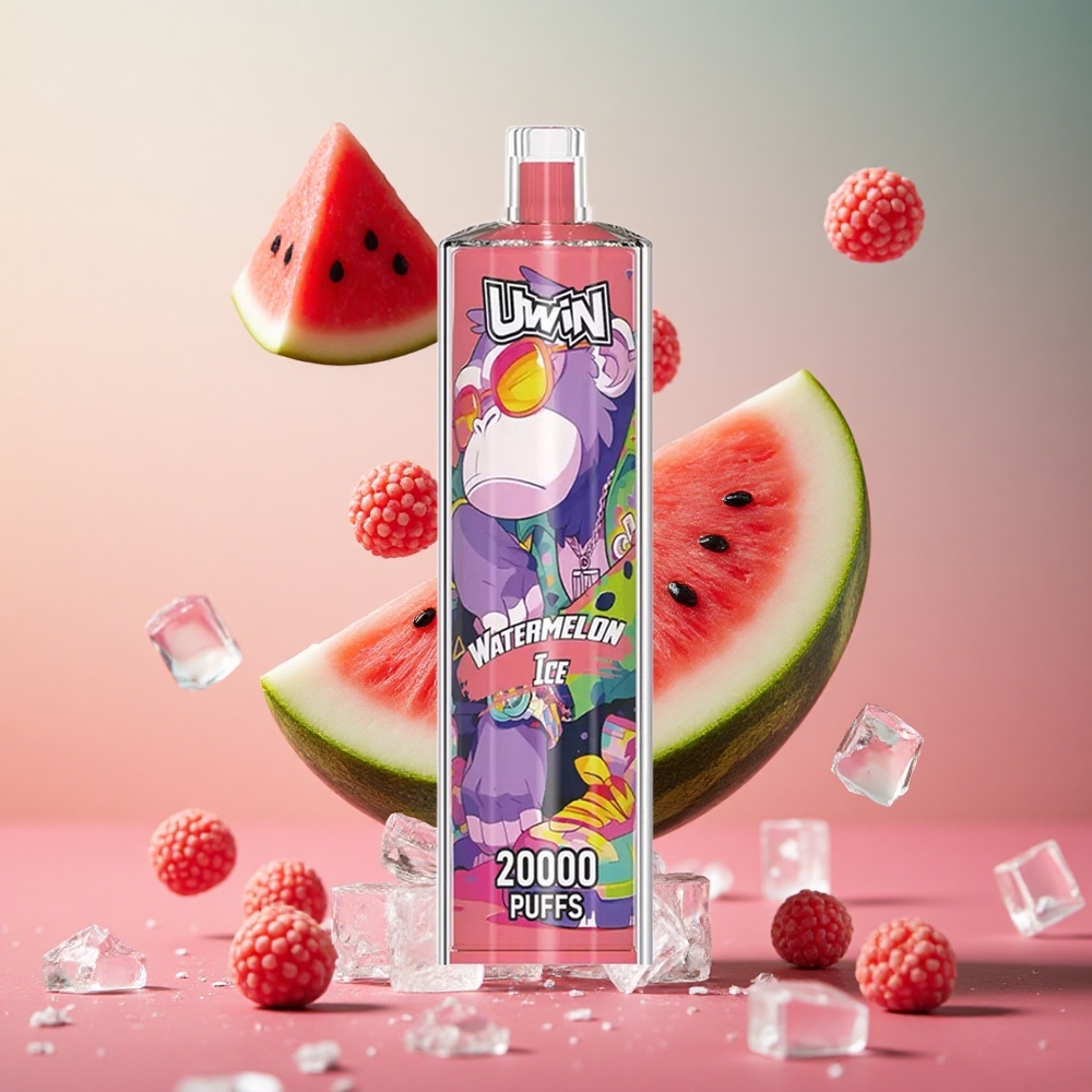 Uwin Shisha Hookah Crystal 20000 Puffs Melancia Gelo Brasil Atacadista 22ml