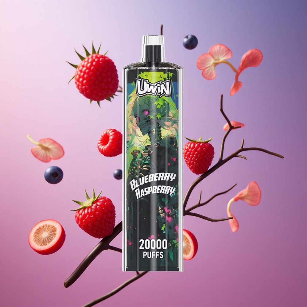 Uwin Shisha Hookah Crystal 20000 Puffs Mirtilo Framboesa Brasil Atacadista 22ml Tipo-C