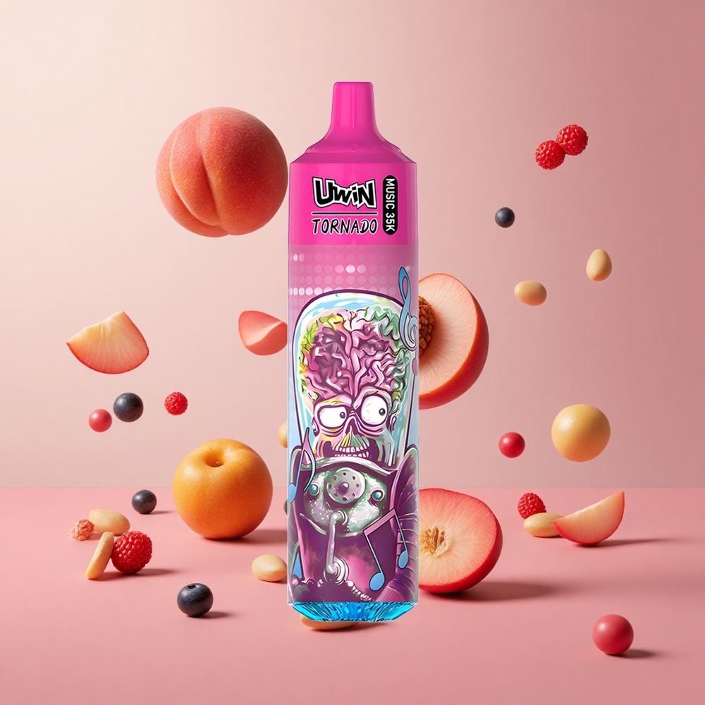 Uwin Tornado 35K Pêssego & Frutas Vermelhas 35.000 Puffs Brasil Atacadista