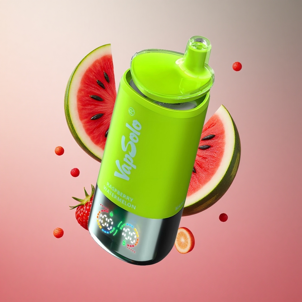 VapSolo Triple 30000 Puffs Framboesa Melancia 40ml Brasil Atacadista Tipo-C