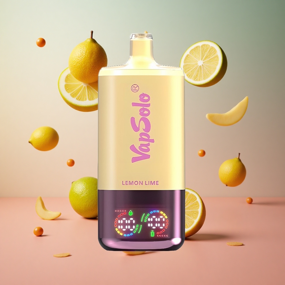 VapSolo Triple 30000 Puffs Limão Lima Brasil Atacadista 40ml 3 Tanques