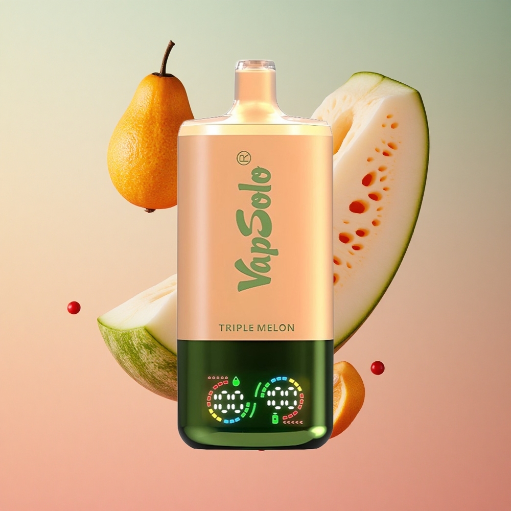 VapSolo Triple 30000 Puffs Triple Melão (40ml) Brasil Atacadista