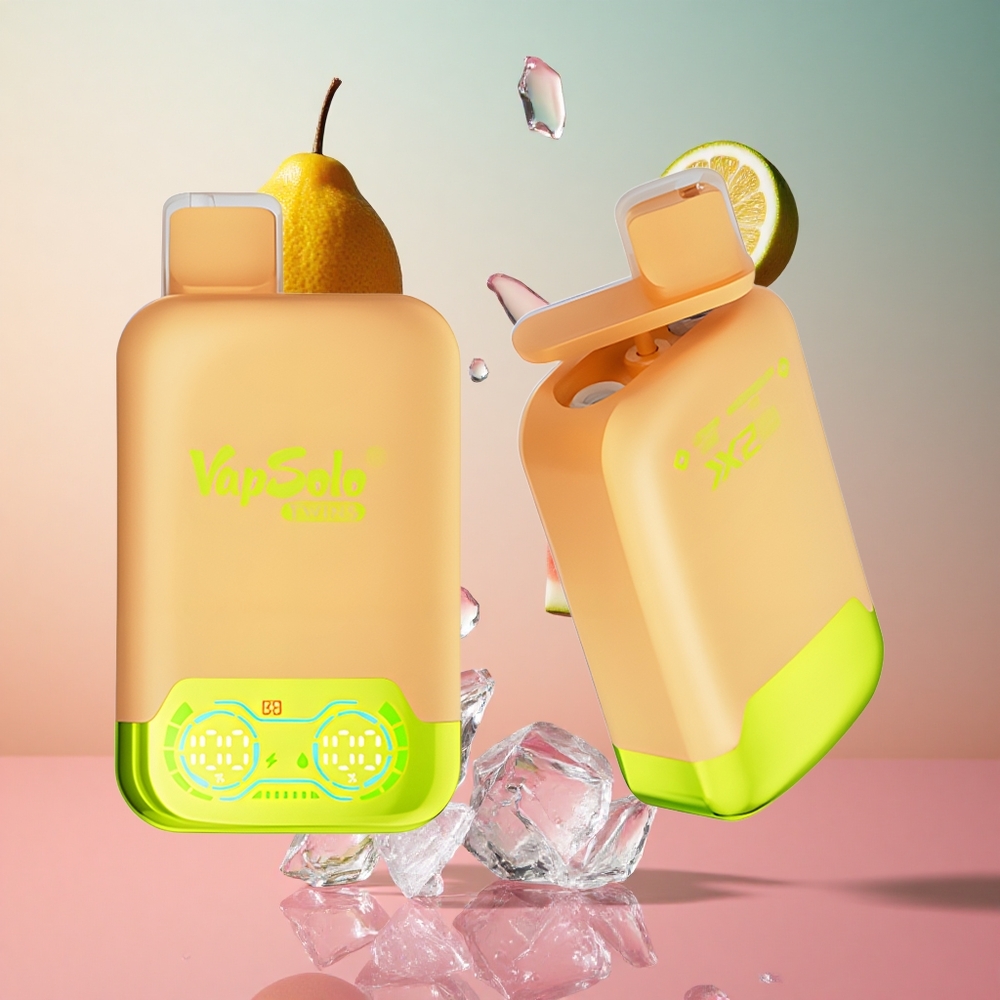 Vapsolo Twins 20000 Puffs Limão Lima & Melancia Ice 40ml Brasil Atacadista Tipo-C