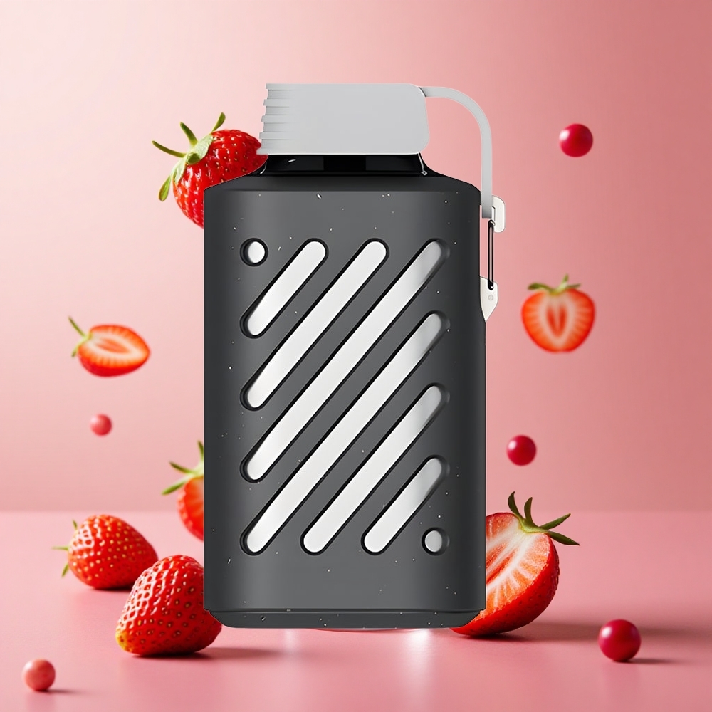 VOZOL GEAR 10000 10000 Puffs Smoothie de Morango Brasil Atacadista 65% PCR Materials