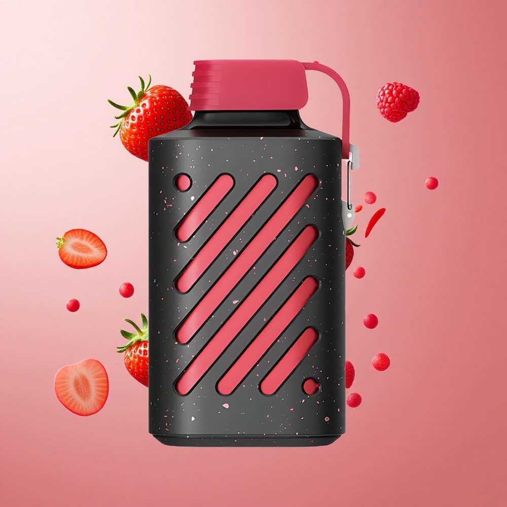 VOZOL GEAR 10000 Puffs Morango Framboesa Brasil Atacadista 20ml E-líquido