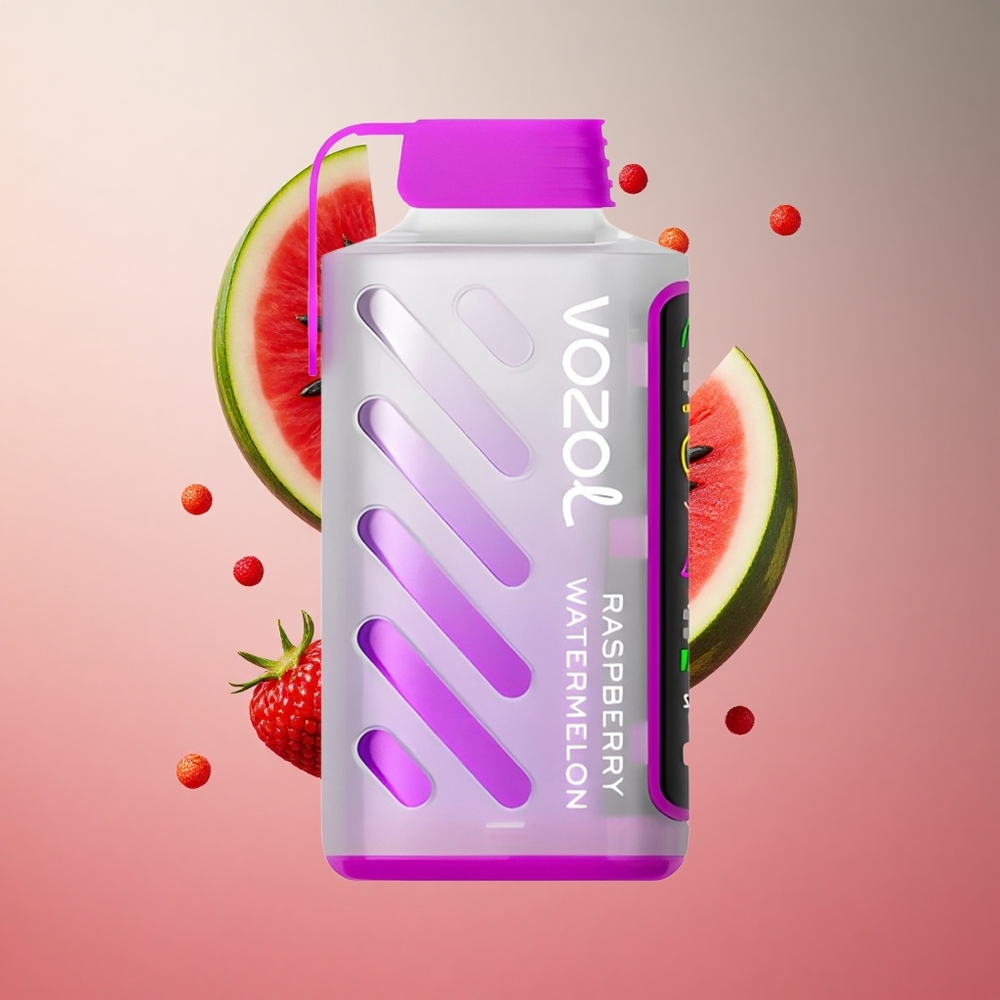 VOZOL Gear Power 20000 Puffs Vape Descartável Framboesa Melancia Brasil Atacadista Tela Inteira 20mL