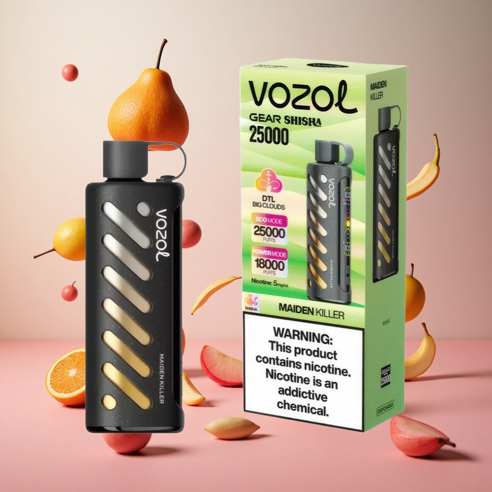 VOZOL Gear Shisha 25000 Puffs 30 Sabores Deliciosos Brasil Atacadista Dual Mesh Dual Modes