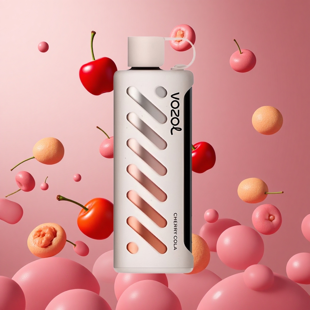 VOZOL Gear Shisha 25000 Puffs Cherry Cola (Cereja Cola) Brasil Atacadista com 30 Sabores Deliciosos e 1000mAh