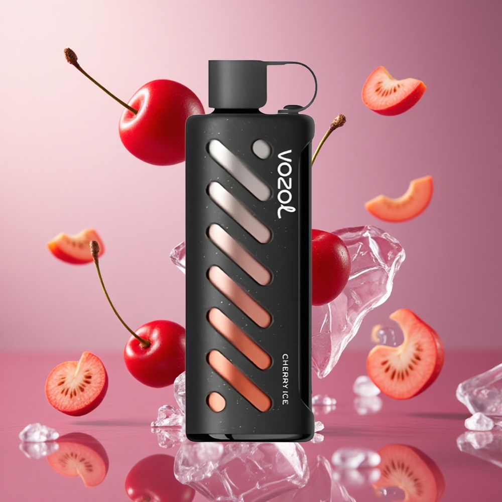 VOZOL Gear Shisha 25000 Puffs Gelo Cereja Brasil Atacadista 30 Sabores Deliciosos