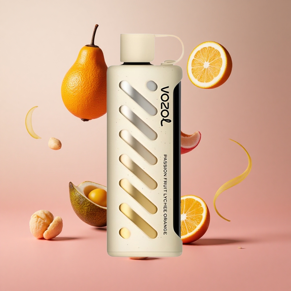 VOZOL Gear Shisha 25000 Puffs Maracujá Lichia Laranja Brasil Atacadista 1000mAh 5mg/ml