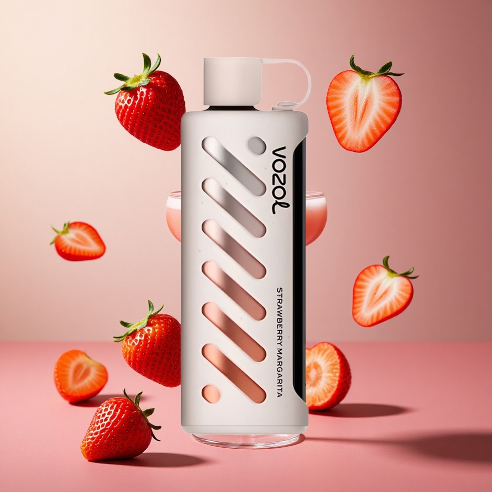 VOZOL Gear Shisha 25000 Puffs Margarita de Morango Brasil Atacadista 30 Sabores Deliciosos