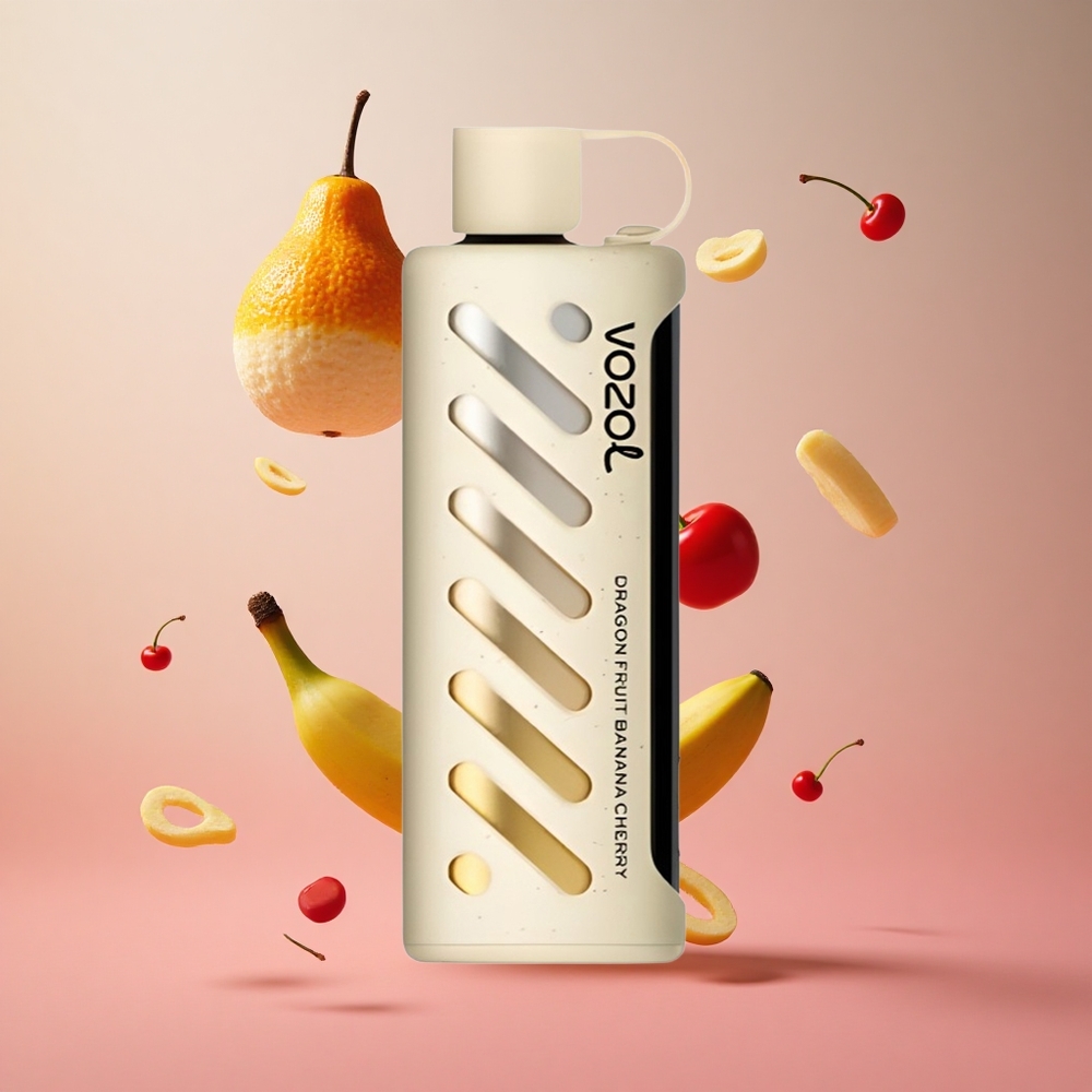 VOZOL Gear Shisha 25000 Puffs Pitaya Banana Cereja Brasil Atacadista 1000mAh 5mg/ml