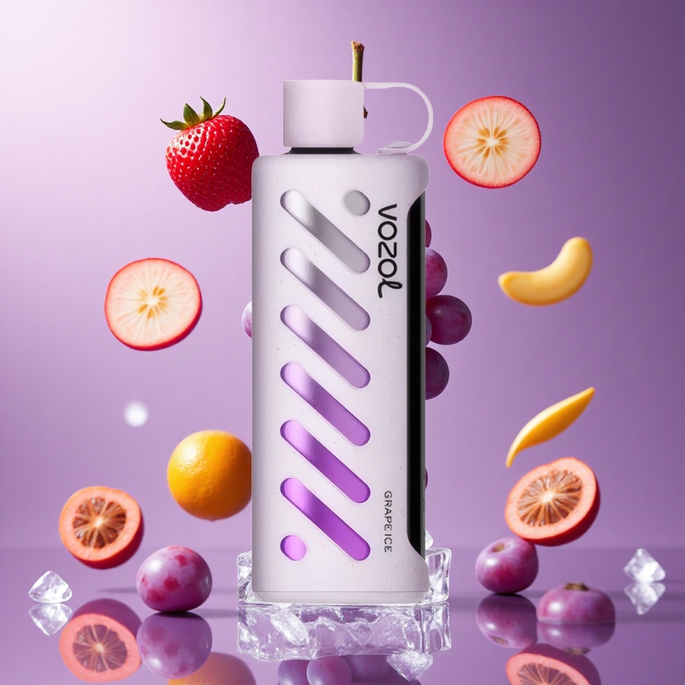 VOZOL Gear Shisha 25000 Puffs Uva Gelo Brasil Atacadista 30 Sabores Deliciosos