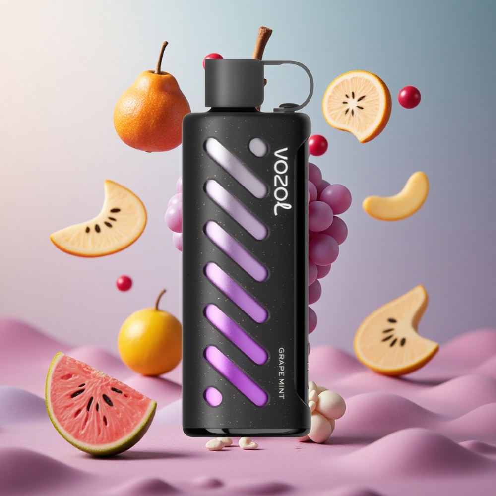 VOZOL Gear Shisha 25000 Puffs Uva Menta Brasil Atacadista 30 Sabores Deliciosos S.i.L.C Tech