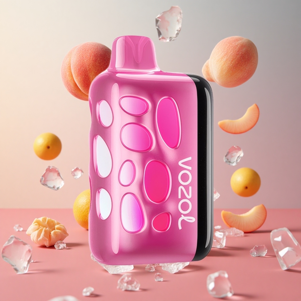 VOZOL RAVE 40000 Pêssego Gelo Brasil Atacadista 1000mAh Carregamento Rápido