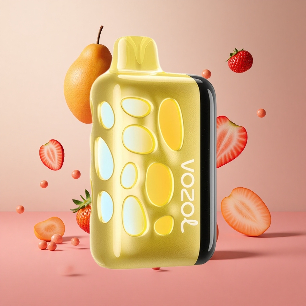 VOZOL RAVE 40000 Vape Descartável Morango Manga Brasil Atacadista 270° Design Vibrante