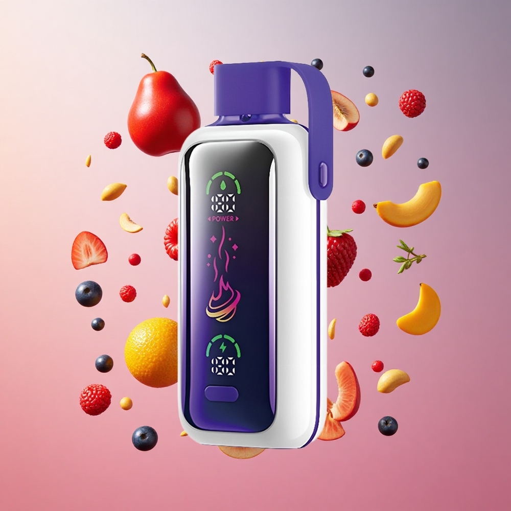 VOZOL Star 20000 Puffs Frutas Vermelhas Brasil Atacadista Tela Espelho HD 2.2"
