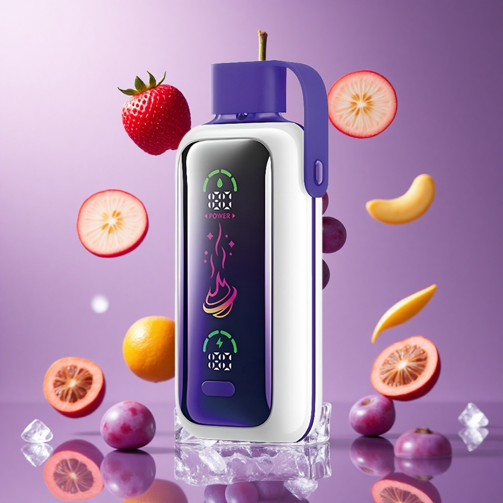 VOZOL Star 20000 Puffs Uva Gelo Brasil Atacadista Tela Espelho HD 2.2"