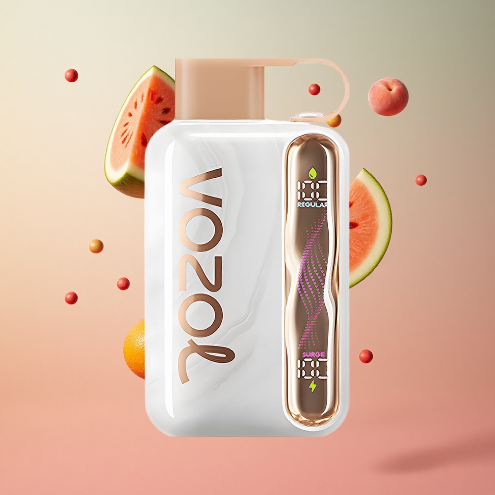 VOZOL STAR 40000 Puffs Vape Descartável Morango Pêssego Brasil Atacadista 1000mAh Type-C