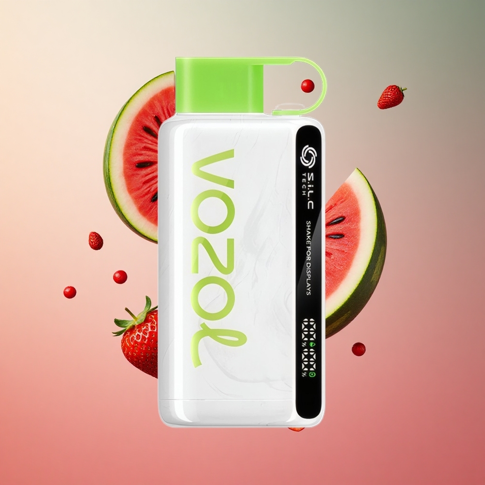 VOZOL STAR 9000/12000 Morango Melancia Brasil Atacadista Recarga 30% Mais Rápida