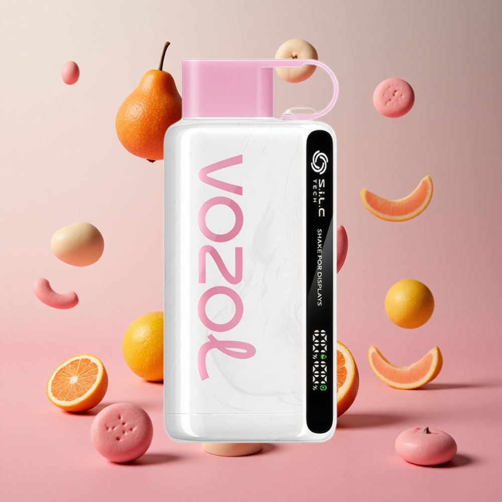 VOZOL STAR 9000/12000 Vape Descartável Creme Savers Doce Brasil Atacadista 650mAh Carga 30% mais rápida