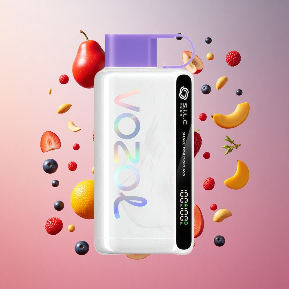 VOZOL STAR 9000/12000 Vape Descartável Frutas Vermelhas 650mAh Brasil Atacadista