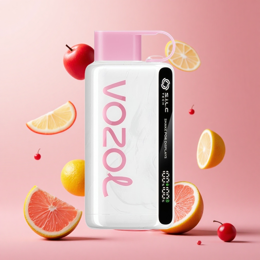 VOZOL STAR 9000/12000 Vape Descartável Limão Rosa 12000 Puffs Brasil Atacadista Carga 30% Mais Rápida