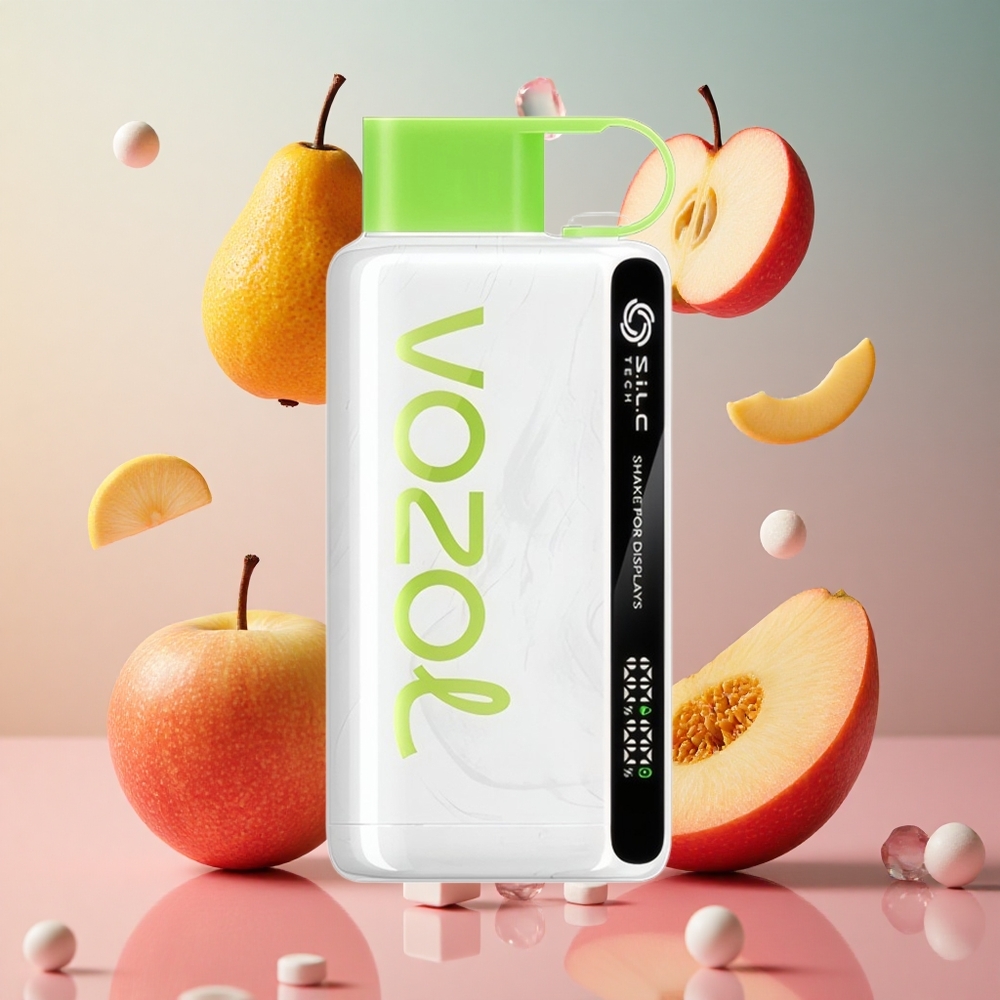 VOZOL STAR 9000/12000 Vape Descartável Maçã Azeda Gelo Brasil Atacadista 650mAh Reciclado