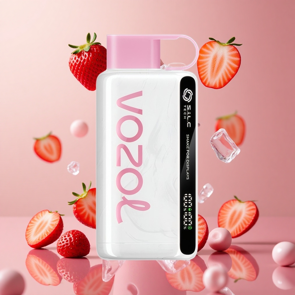 VOZOL STAR 9000/12000 Vape Descartável Morango Sorvete Brasil Atacadista 650mAh Reciclado