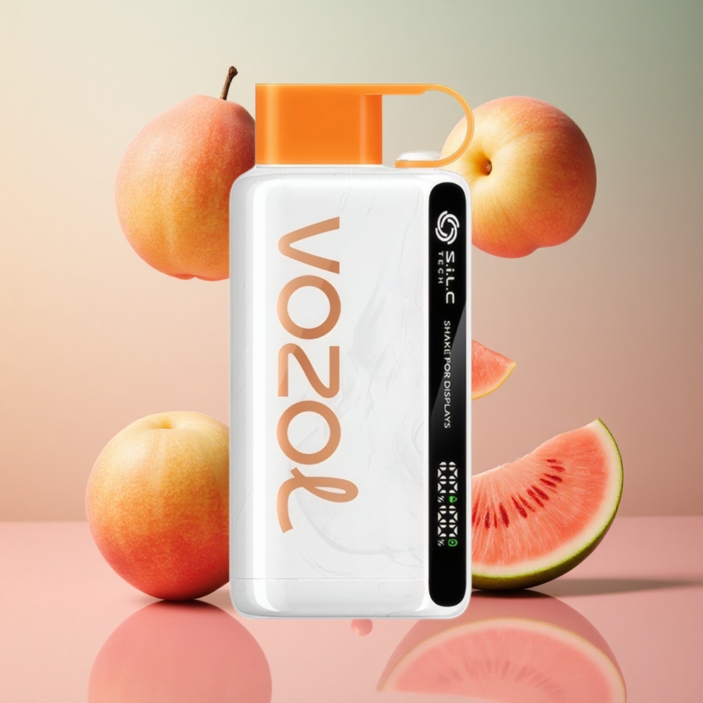 VOZOL STAR 9000/12000 Vape Descartável Pêssego Manga Melancia Brasil Atacadista Recarga 30% Mais Rápida