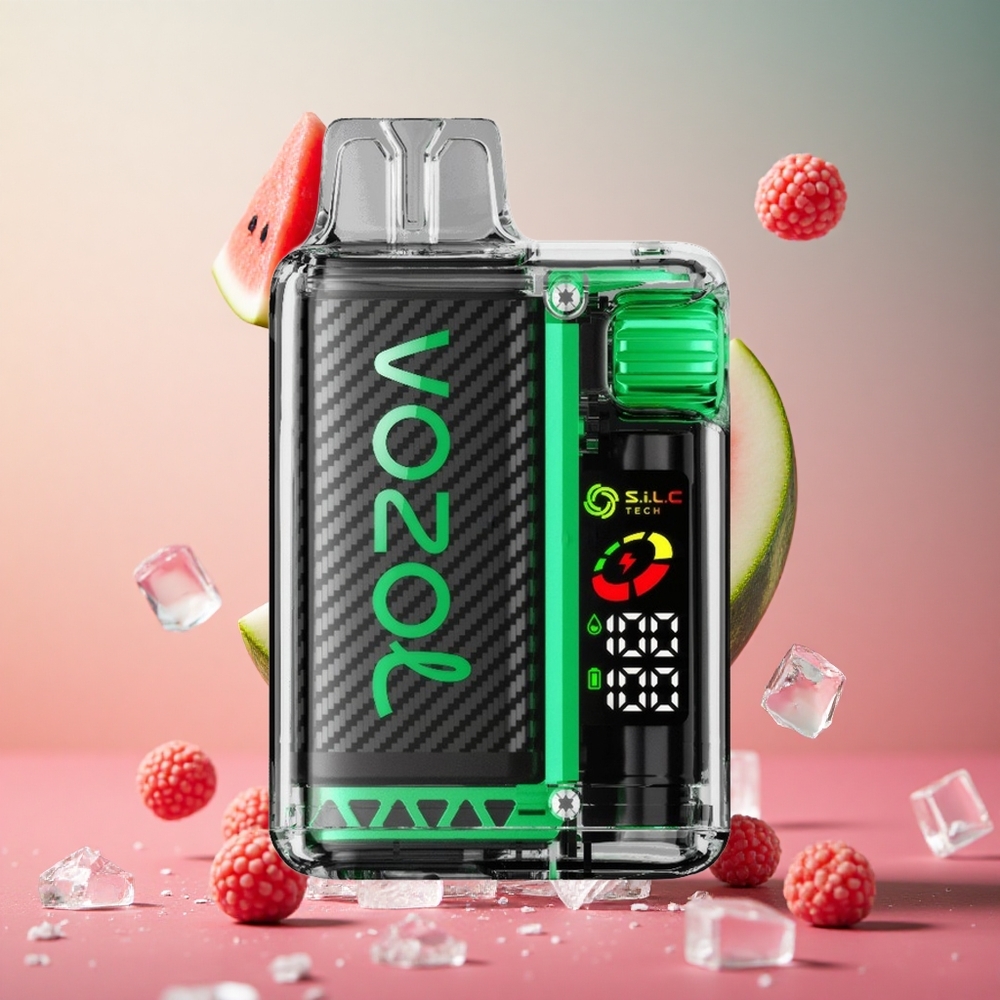 VOZOL Vista 20000 Puffs Melancia Gelo Brasil Atacadista Tela OLED Bateria 650mAh