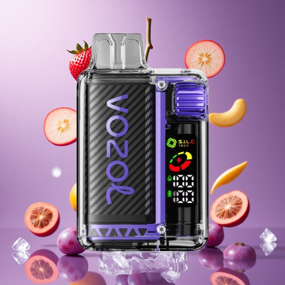 VOZOL Vista 20000 Puffs Uva Gelo Brasil Atacadista Bateria Recarregável 650mAh