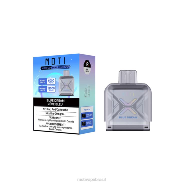 MOTI Vape Amazon 2Z02689 | MOTI Go Pro cápsula descartável melancia hortelã