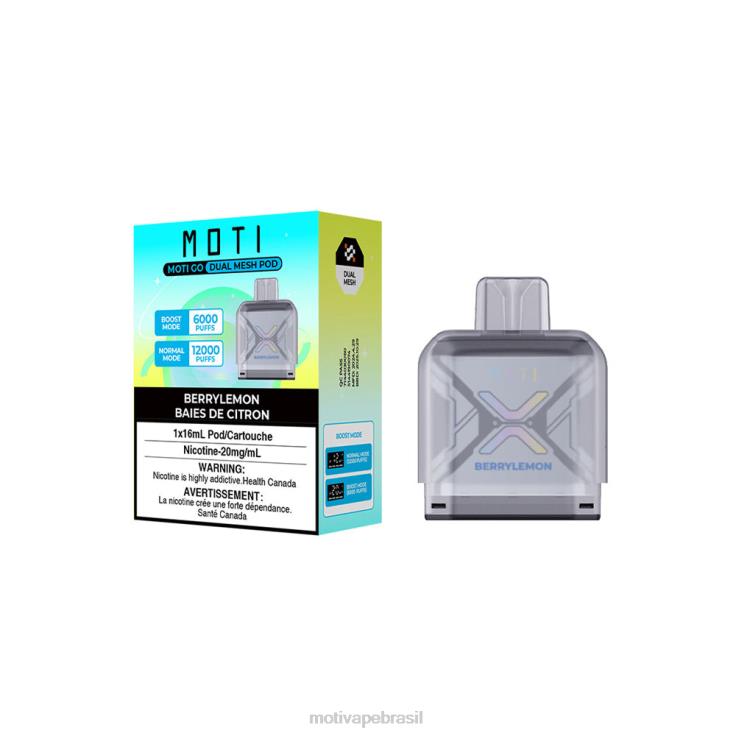 MOTI Vape Flavors Brasil 2Z02690 | MOTI Go Pro cápsula descartável baga de limão
