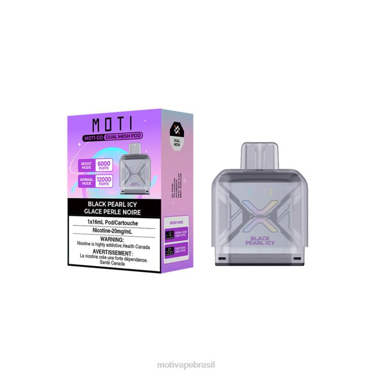 MOTI Vape Near Me 2Z02697 | MOTI Go Pro cápsula descartável pérola negra gelada