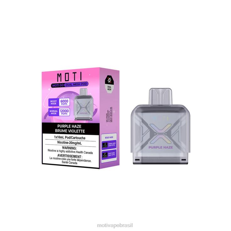 MOTI Vape Price 2Z02694 | MOTI Go Pro cápsula descartável névoa roxa