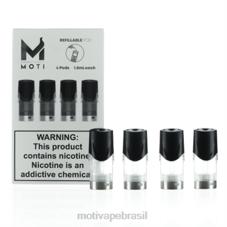 MOTI Vape Price 2Z02674 | MOTI cartuchos de reposição recarregáveis (pacote de 4)