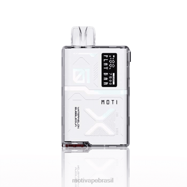 MOTI Vape Amazon 2Z02659 | MOTI Play Bar 7.500 vaporizadores descartáveis ​​(5%, 7.500 baforadas) hortelã de miami