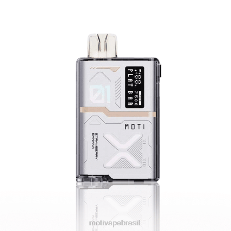 MOTI Vape Amazon 2Z02659 | MOTI Play Bar 7.500 vaporizadores descartáveis ​​(5%, 7.500 baforadas) hortelã de miami