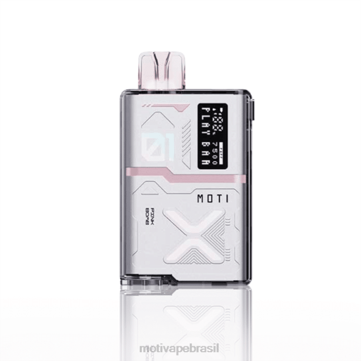 MOTI Vape Amazon 2Z02659 | MOTI Play Bar 7.500 vaporizadores descartáveis ​​(5%, 7.500 baforadas) hortelã de miami